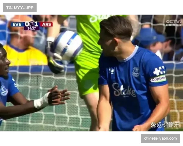 埃弗顿客场对阵阿森纳零射正，被压制在半场难以组织有效进攻